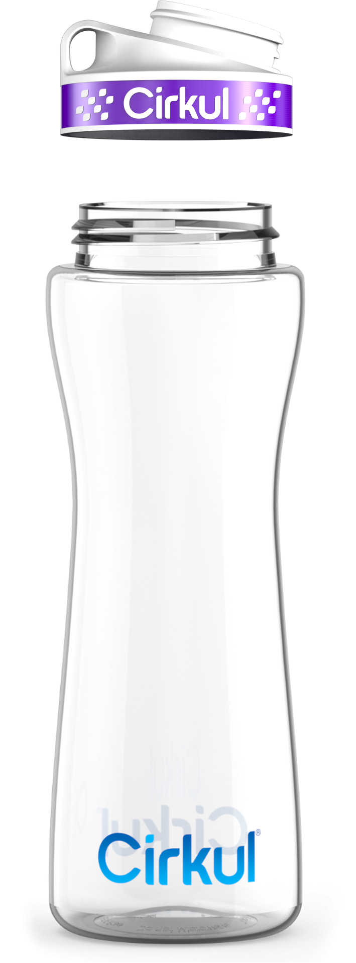 Custom 22oz. Plastic Bottle & Comfort Grip Lid | Simple Edit