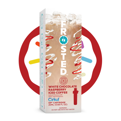 Frosted White Chocolate Raspberry Iced Coffee | Prime Edit