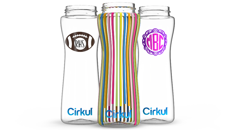 Custom 22oz. Plastic Bottle & Comfort Grip Lid | Simple Edit