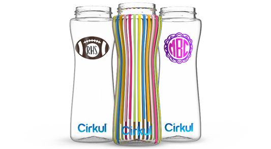 Custom 22oz. Plastic Bottle & Comfort Grip Lid | Simple Edit