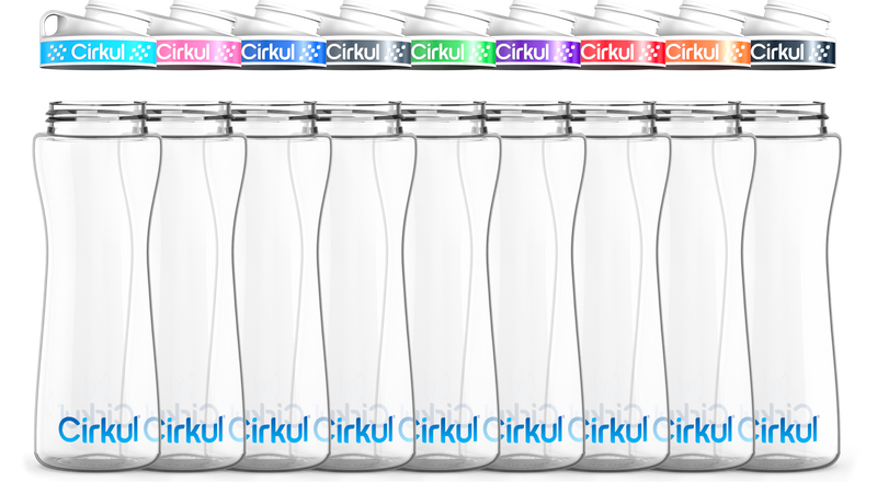 Custom 22oz. Plastic Bottle & Comfort Grip Lid | Simple Edit