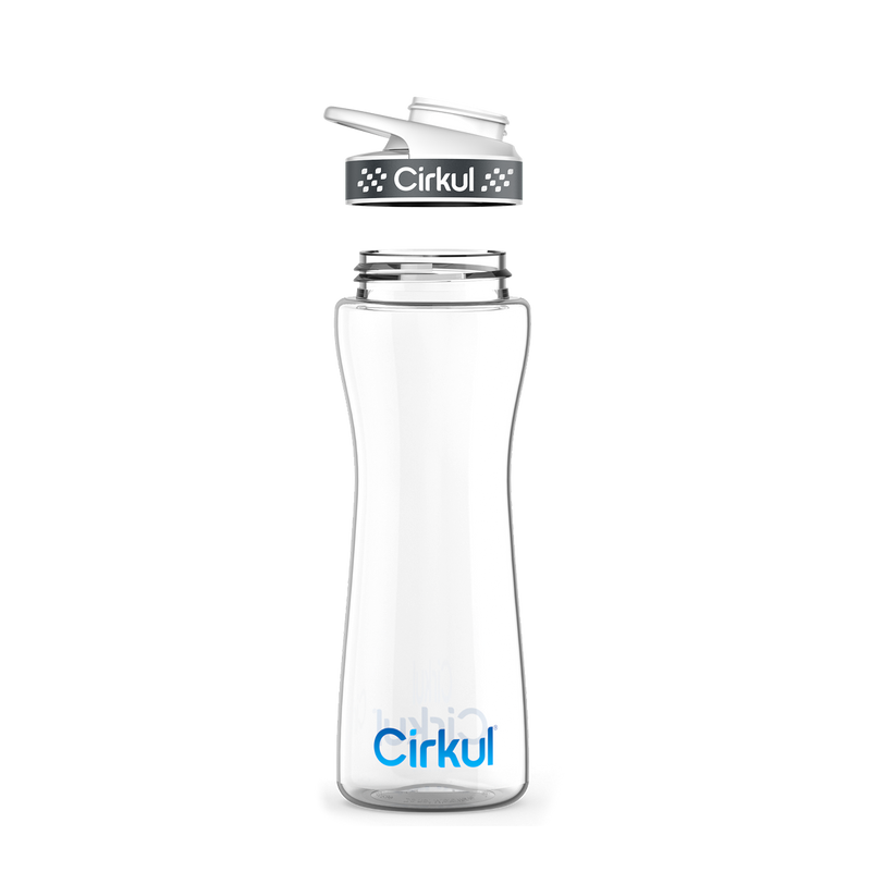 22oz. Plastic Bottle & Comfort Grip Lid | Easy Series