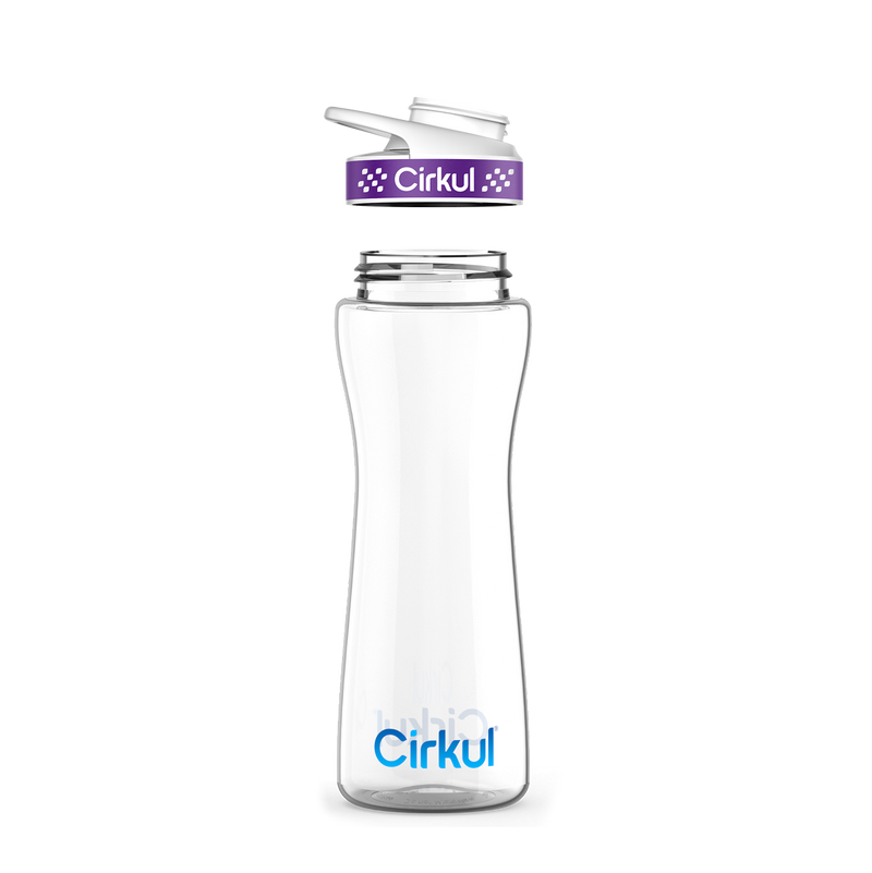 22oz. Plastic Bottle & Comfort Grip Lid | Easy Series