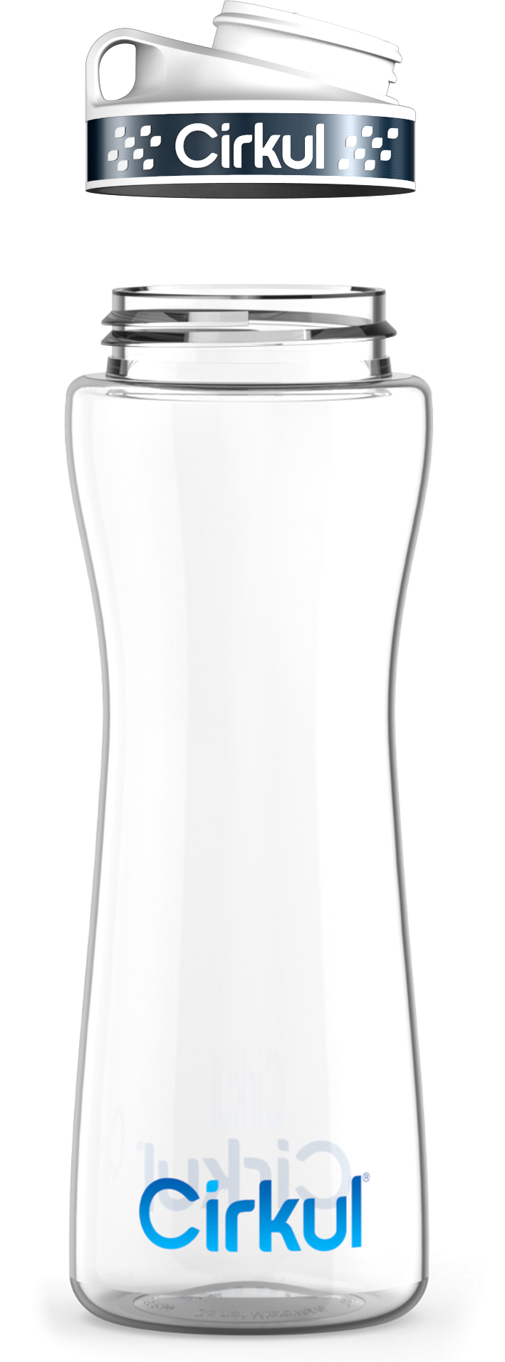 Custom 22oz. Plastic Bottle & Comfort Grip Lid | Simple Edit