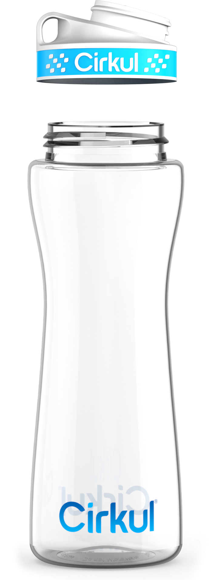 Custom 22oz. Plastic Bottle & Comfort Grip Lid | Simple Edit