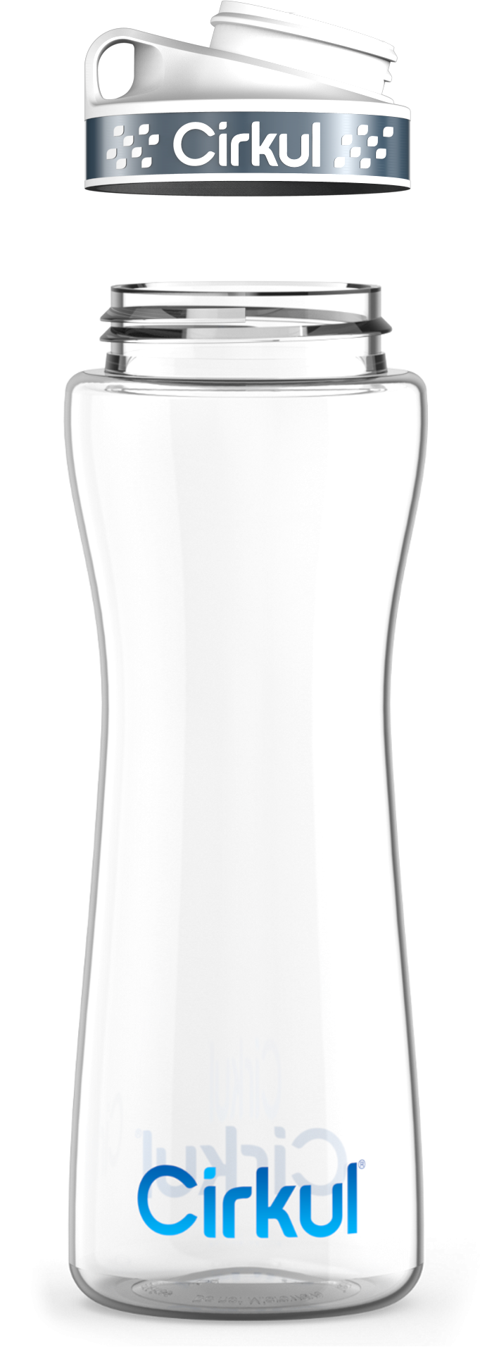 Custom 22oz. Plastic Bottle & Comfort Grip Lid | Simple Edit