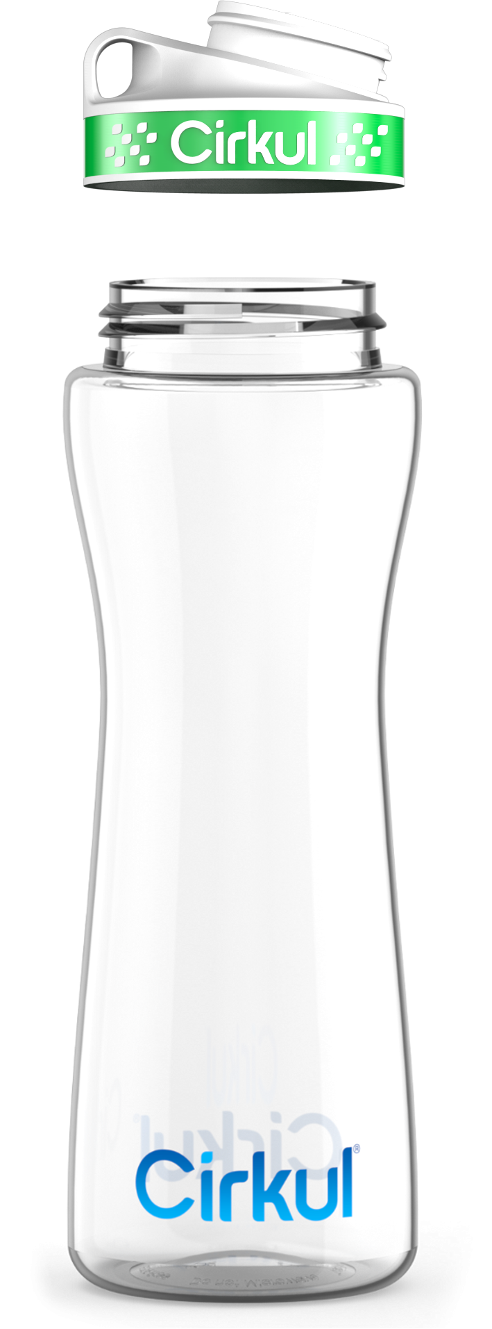 Custom 22oz. Plastic Bottle & Comfort Grip Lid | Simple Edit
