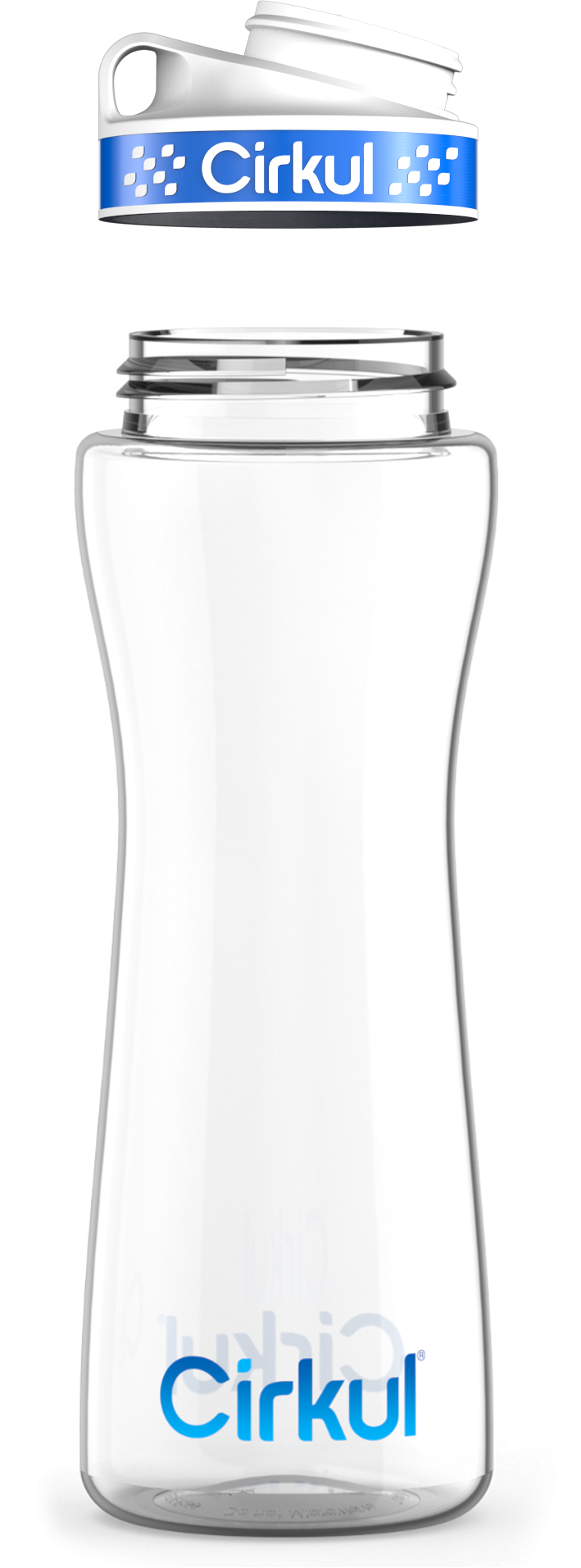 Custom 22oz. Plastic Bottle & Comfort Grip Lid | Simple Edit