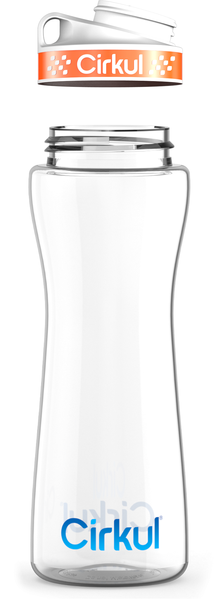 Custom 22oz. Plastic Bottle & Comfort Grip Lid | Simple Edit